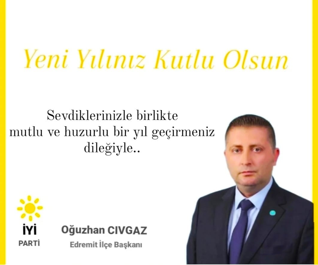 OĞUZHAN CIVGAZ YENİ YIL KUTLAMA İLANI