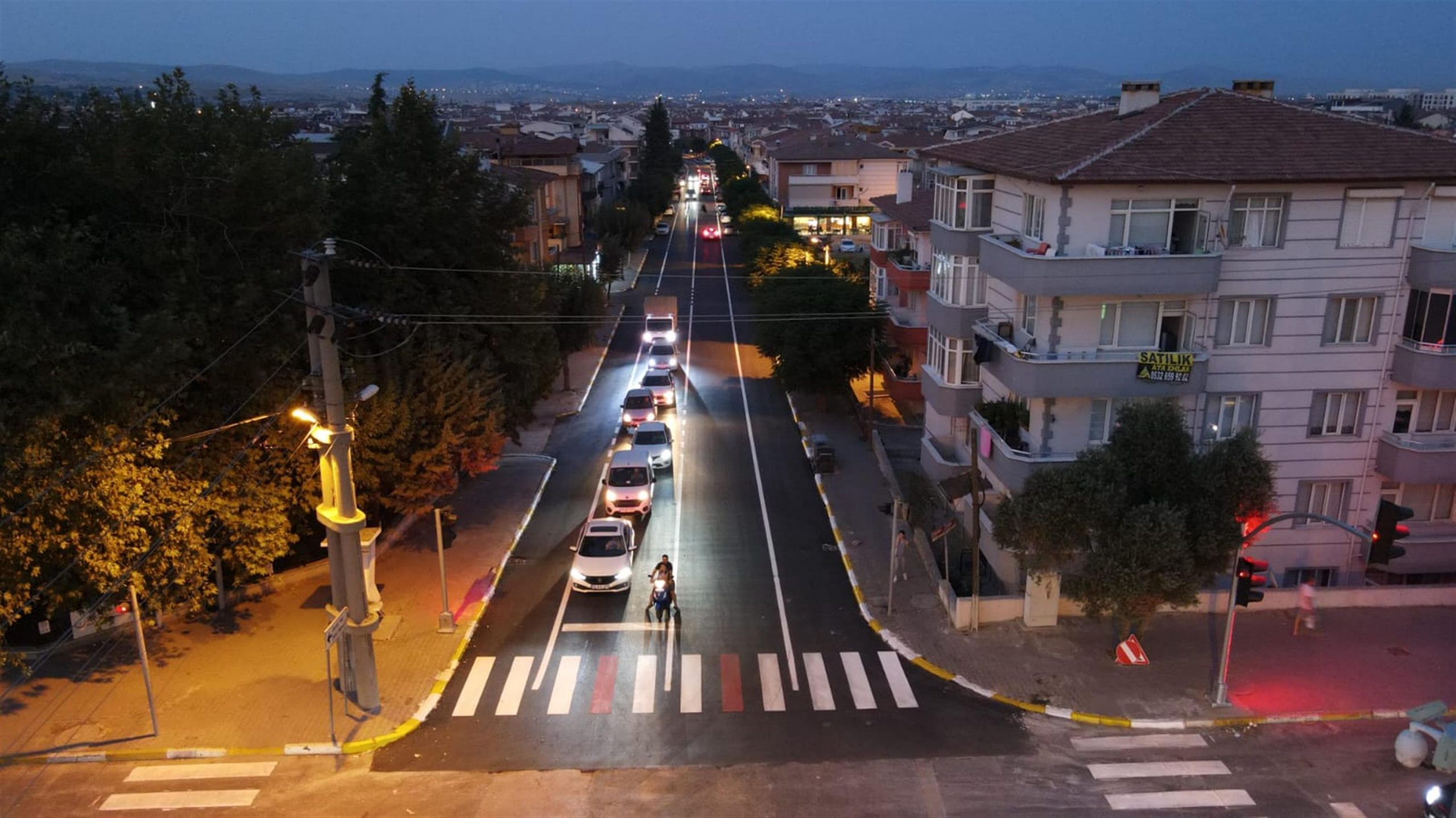 Çengel Caddesi’ne sıcak asfalt