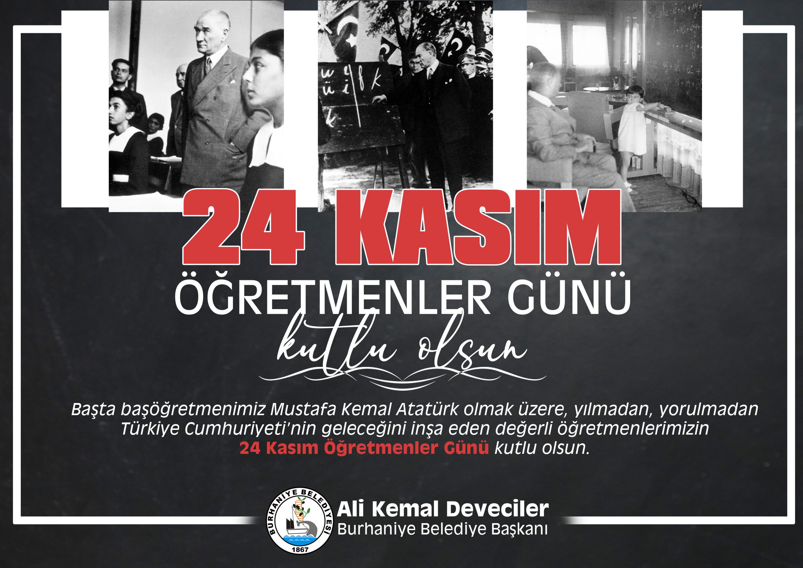 ALİ KEMAL DEVECİLER 24 KASIM ÖĞRETMENLER GÜNÜ KUTLAMASI