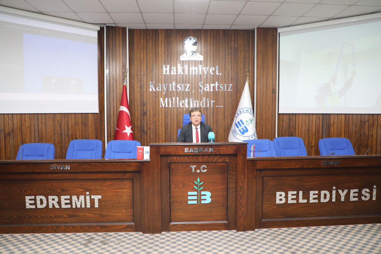 afet-mudahale-plani-toplantisi-3 EDREMİT BELEDİYESİ AFET MÜDAHALE PLANI AÇIKLANDI