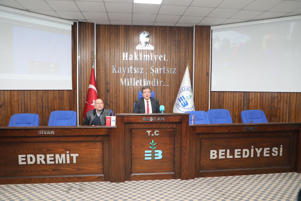 EDREMİT BELEDİYESİ AFET MÜDAHALE PLANI AÇIKLANDI