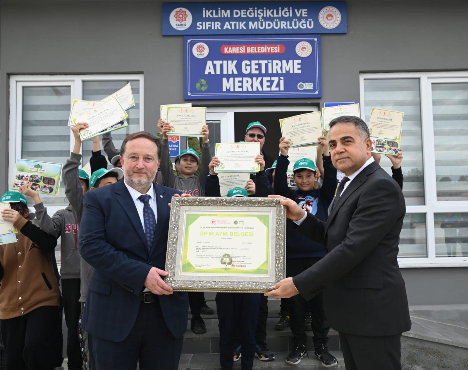 KARESİ’YE ‘SIFIR ATIK’ BELGESİ