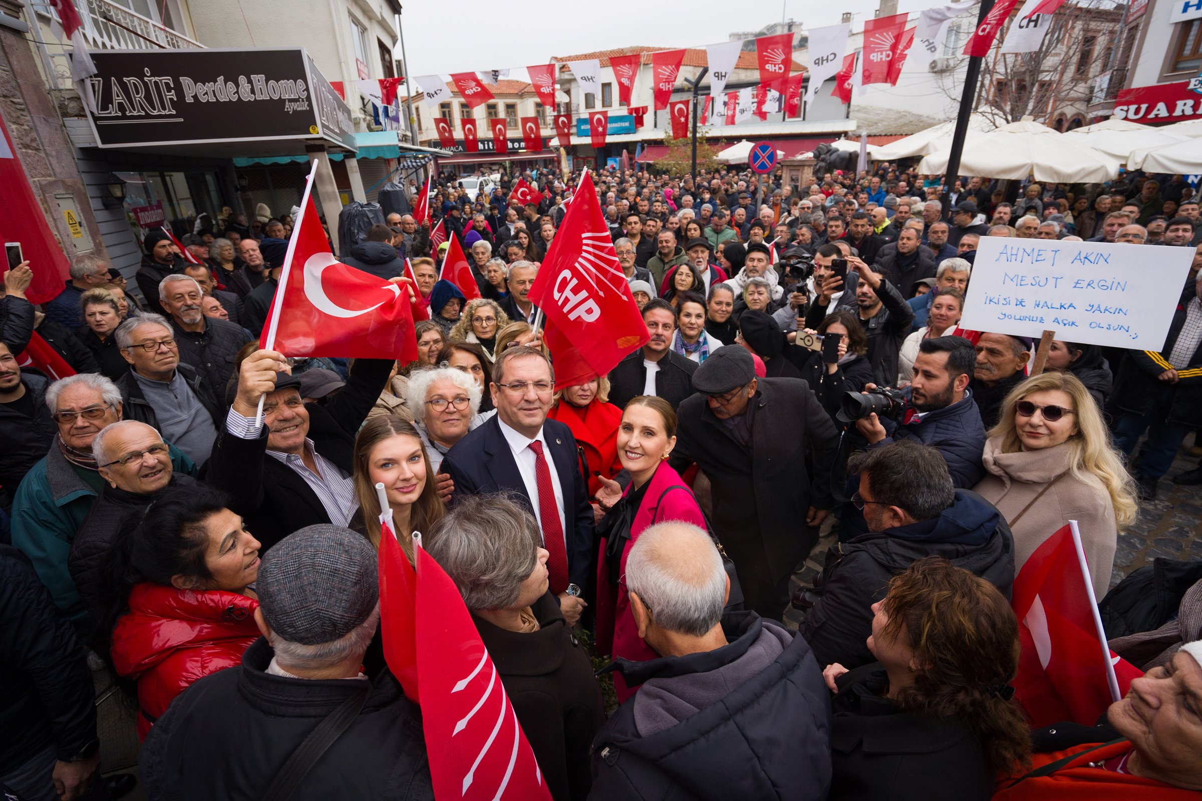 MESUT ERGİN, “AYVALIK İÇİN İLERİ DAİMA İLERİ GİDECEĞİZ