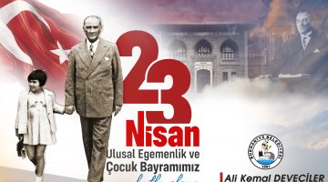 ALİ KEMAL DEVECİLER 23 NİSAN KUTLAMA İLANI