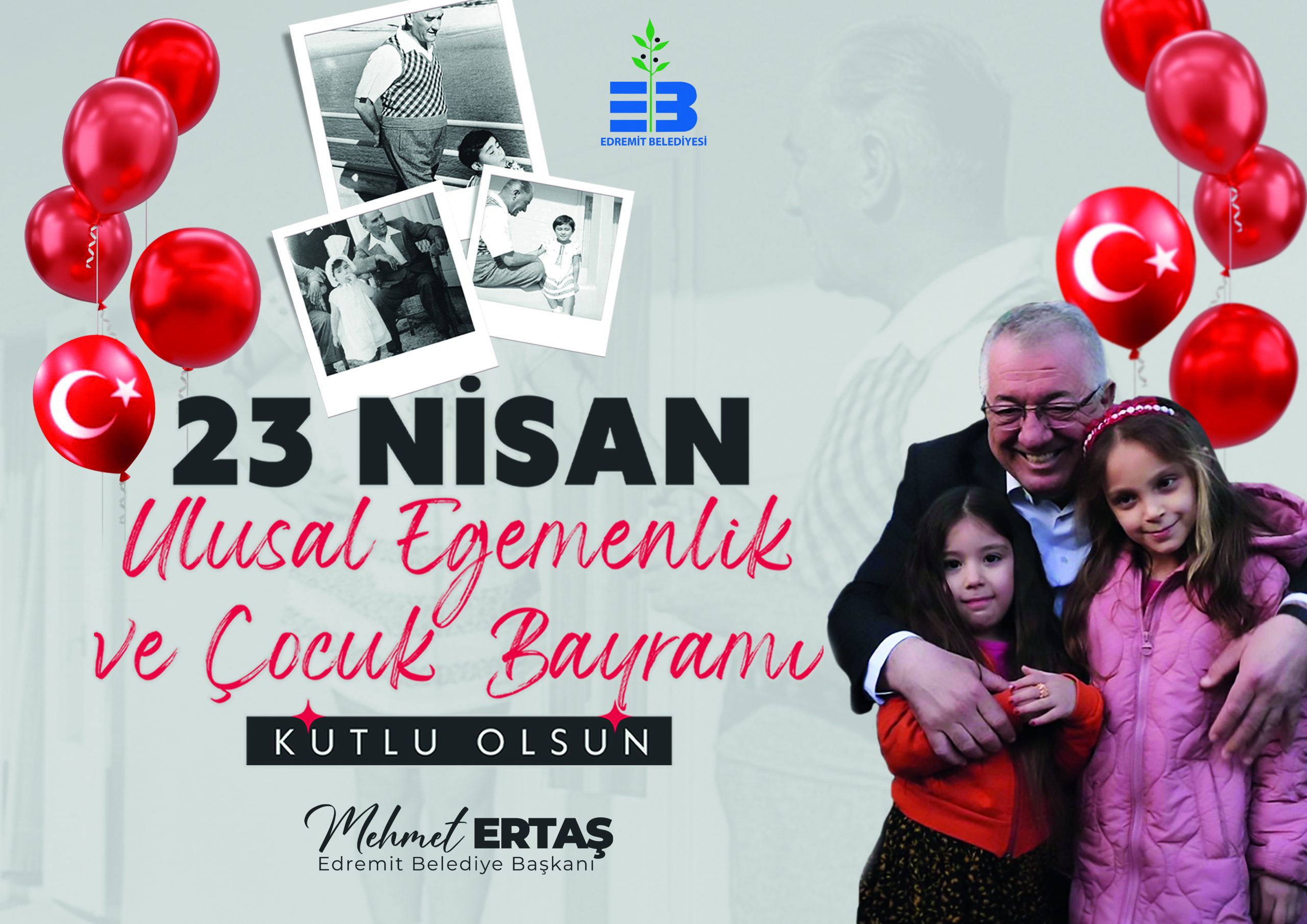 MEHMET ERTAŞ 23 NİSAN KUTLAMA İLANI