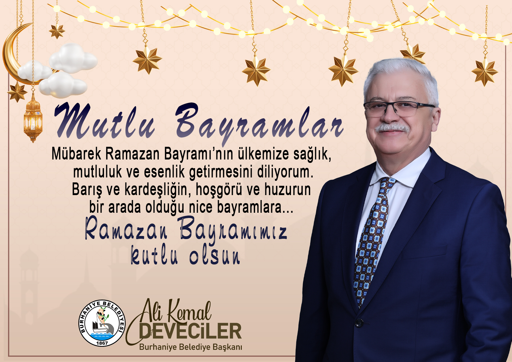 ALİ KEMAL DEVECİLER RAMAZAN BAYRAMI KUTLAMA İLANI