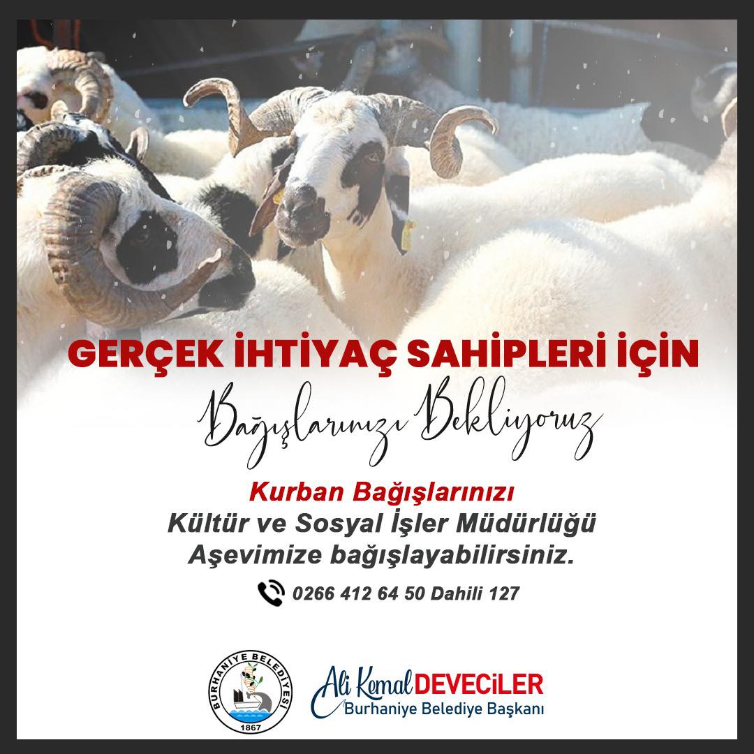 BURHANİYE BELEDİYESİ, KURBAN ETLERİNİ  İHTİYAÇ SAHİPLERİNİN SOFRALARINA ULAŞTIRIYOR