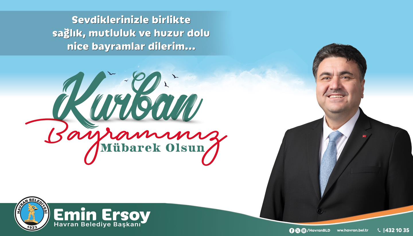 EMİN ERSOY KURBAN BAYRAMI KUTLAMA İLANI