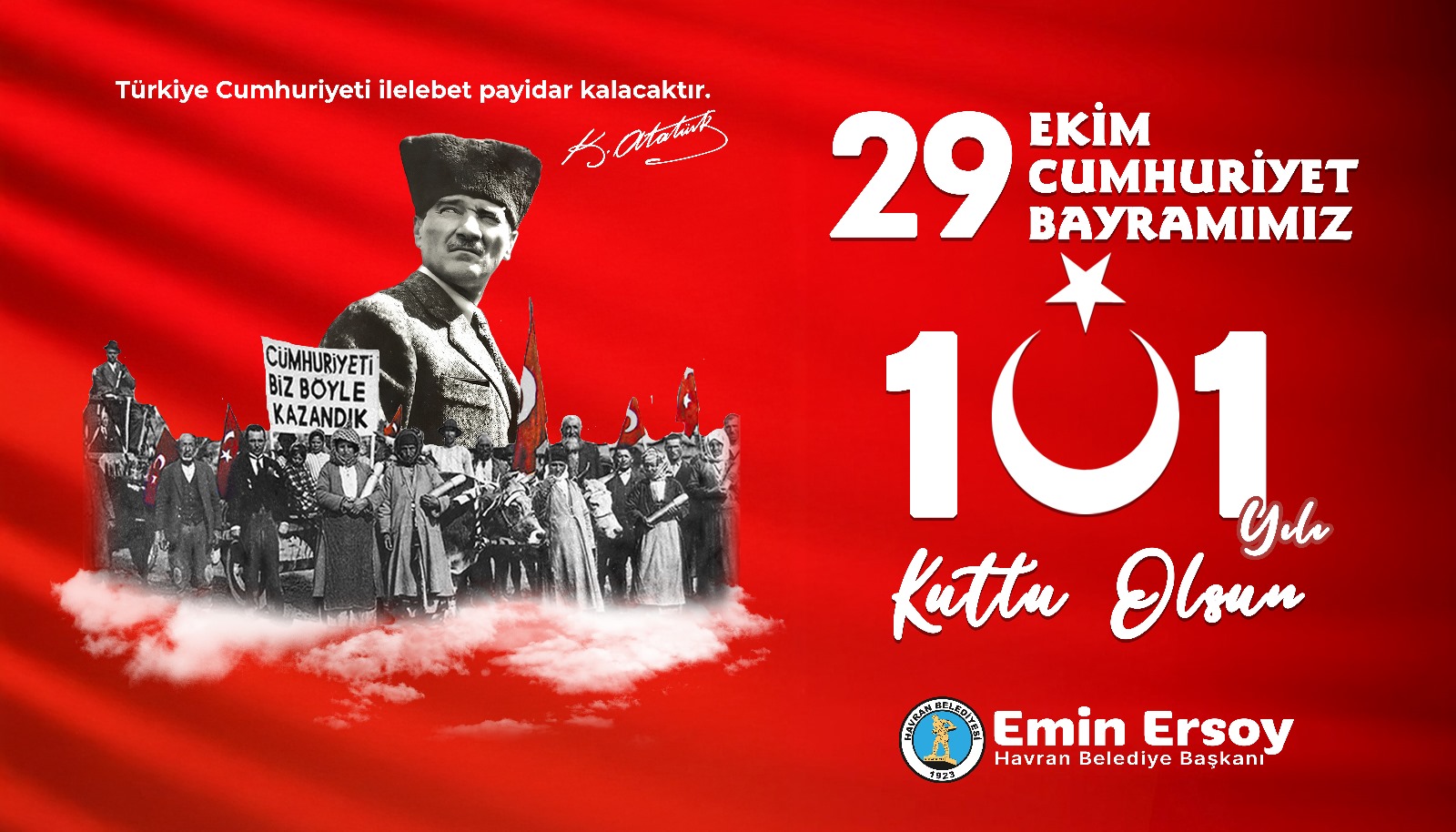 EMİN ERSOY 29 EKİM KUTLAMA İLANI