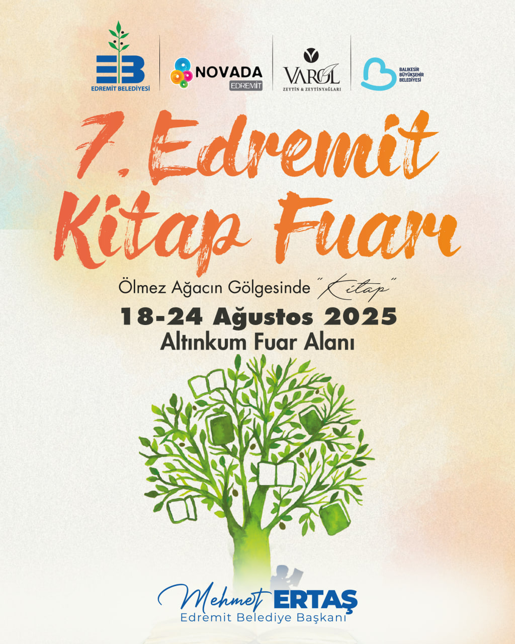7. EDREMİT KİTAP FUARI BAŞLIYOR