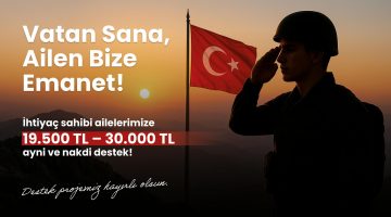 ALTIEYLÜL’DEN ASKER AİLELERİNE MADDİ VE MANEVİ DESTEK