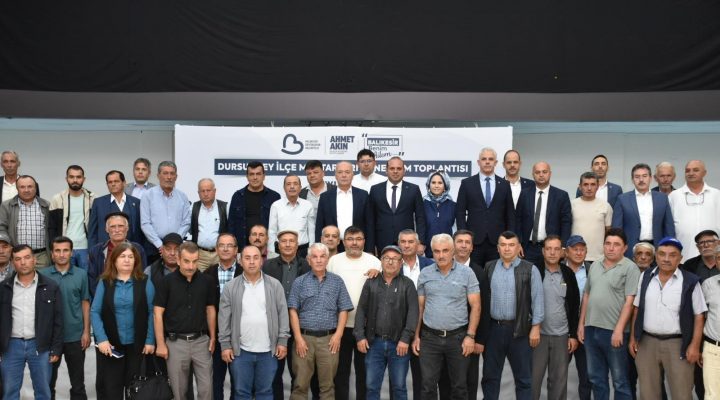 Büyükşehir Dursunbey’de muhtarlarla buluştu