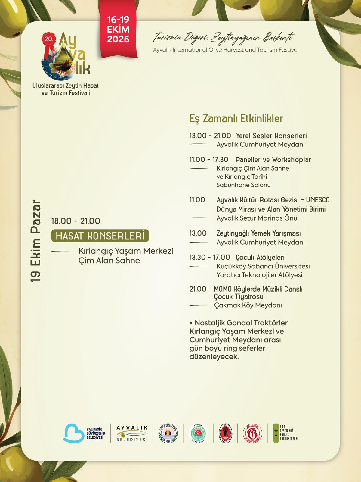 04-2 Ayvalık’ta zeytin kokusuna müzikler de eşlik edecek…