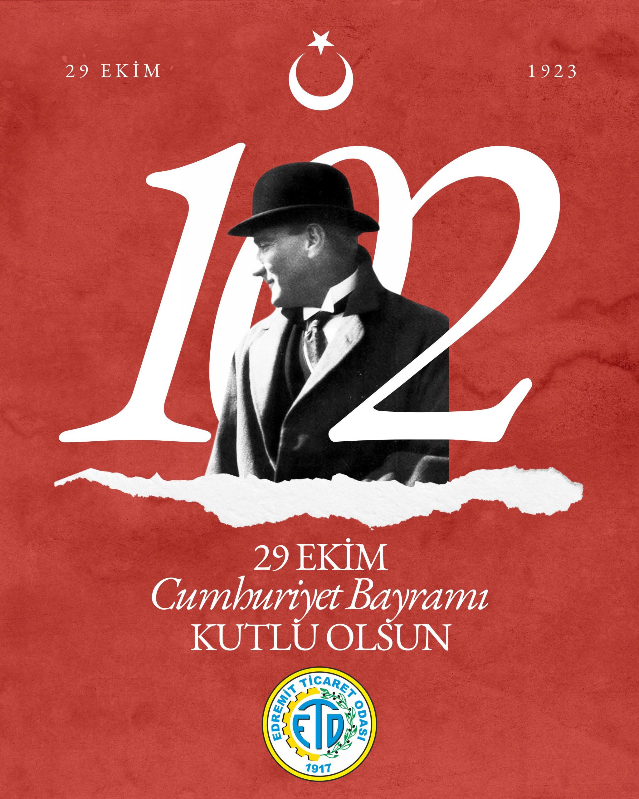 EDREMİT TİCARET ODASI 29 EKİM KUTLAMA İLANI