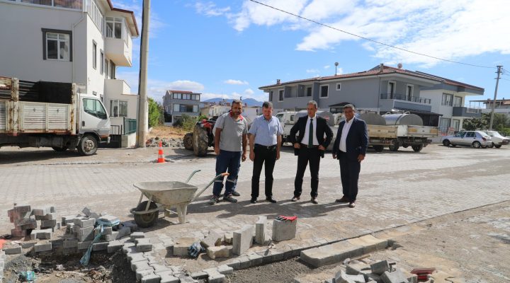 PAZARBAŞI CADDESİ’NDE ÇALIŞMALAR TAMAMLANDI