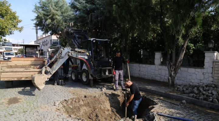 –	Edremit Belediyesi’nde altyapı çalışmaları devam ediyor