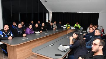 Büyükşehir personeli motorlu bisiklet eğitimiyle bilgilendirildi
