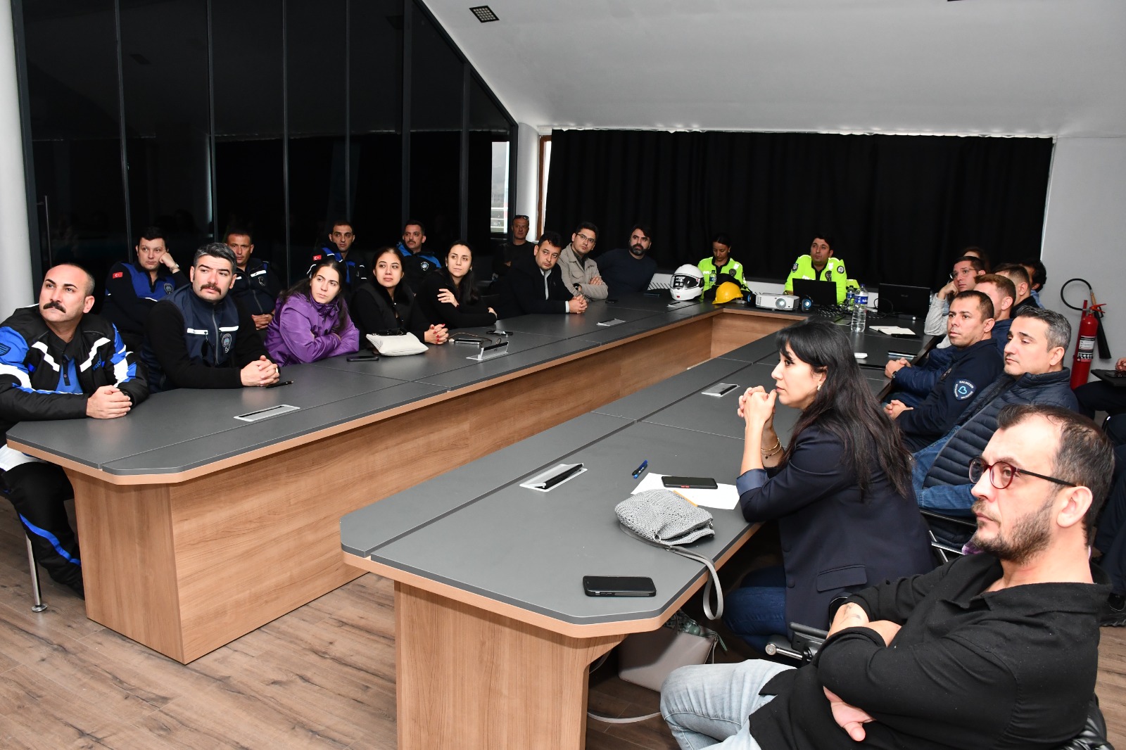 Büyükşehir personeli motorlu bisiklet eğitimiyle bilgilendirildi
