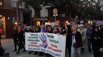 Balıkesir “Şiddete Geçit Yok” dedi