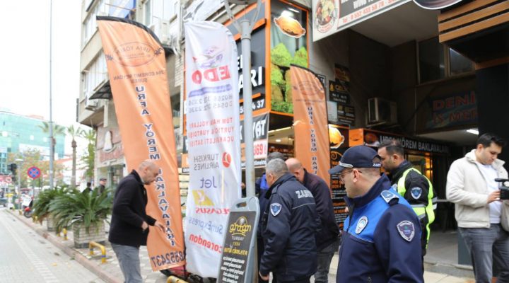 Edremit’te kaldırım işgalleri sona eriyor