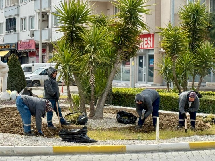 HABER-1-755x566 BURHANİYE BELEDİYESİ’NDEN YEŞİL ALANLARDA TİTİZ ÇALIŞMA