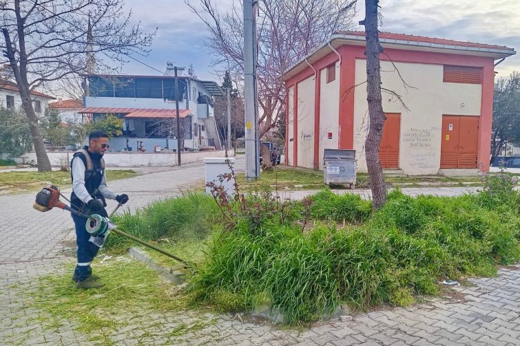 HABER-9-755x503 BURHANİYE BELEDİYESİ’NDEN YEŞİL ALANLARDA TİTİZ ÇALIŞMA