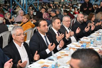 Buyuksehirin bereket sofrasi edremitte kuruldu