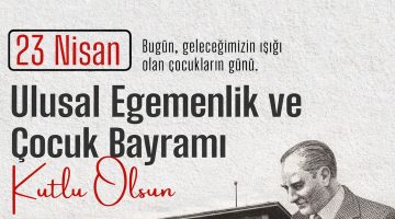 BURHANİYE’DE 23 NİSAN RUHUNA YAKIŞIR KUTLAMA