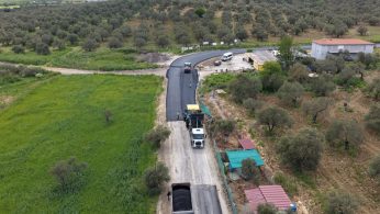 Buyuksehir yaz kis demeden yol calismalarina devam ediyor