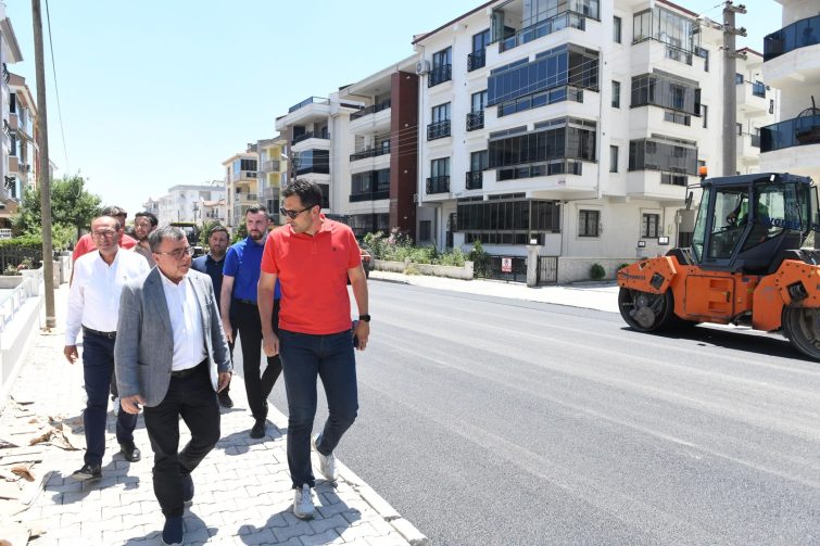 1-4-755x503 ALTIEYLÜL’DE ASFALT MESAİSİ ARALIKSIZ SÜRÜYOR